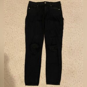 PAIGE Black Verdugo Ankle Denim Sz 26